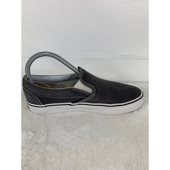 Vans Slip-On Shoes Unisex Gray Size Men’s 5.5 / Women’s 7 Casual Sneakers - Picture 5 of 10